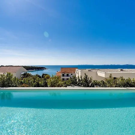 New! Seaview With Heated Pool, A Hot Tub, Finnish Sauna And Billiards Dolac